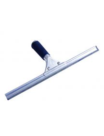 LEWI Aluminium Window wiper complete with rail and replacement soft wiper rubber, 25 cm