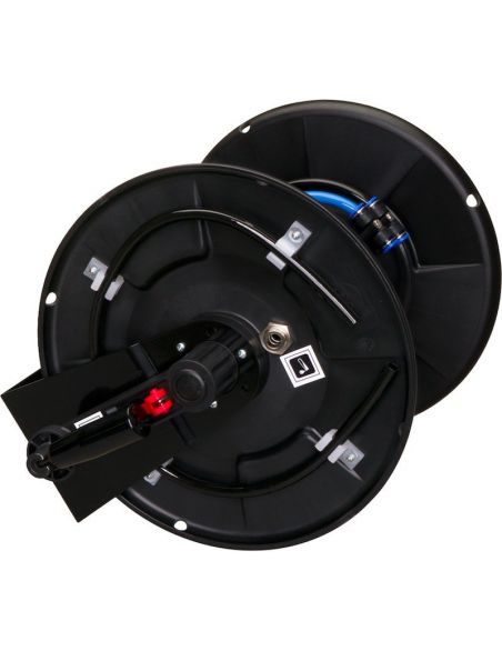 Hose reel - T26 (50 m) with connections and foldable handle