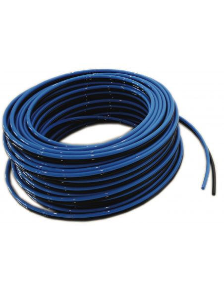 QLEEN Duo-hose blue/black, Ø 10, 50m